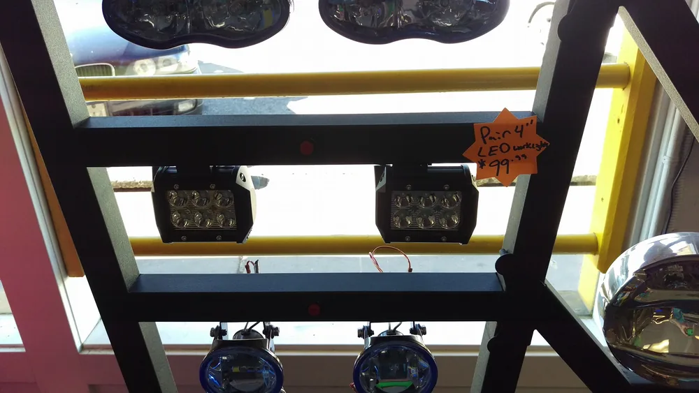 LED lighting install